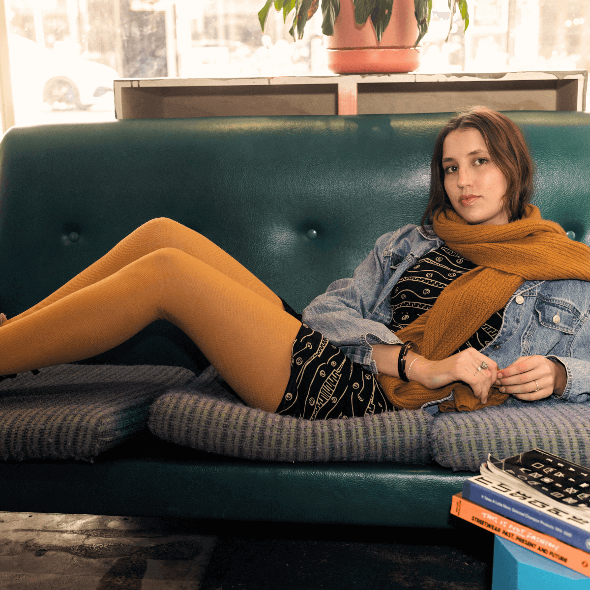 mustard merino wool womens tights australia