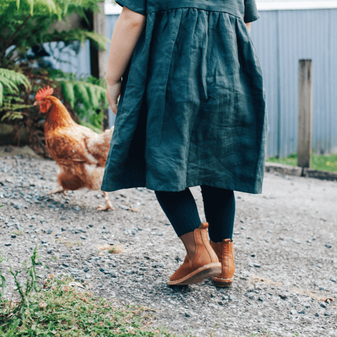 Merino Wool Flat Knit Essential Tights | CHILD | Navy