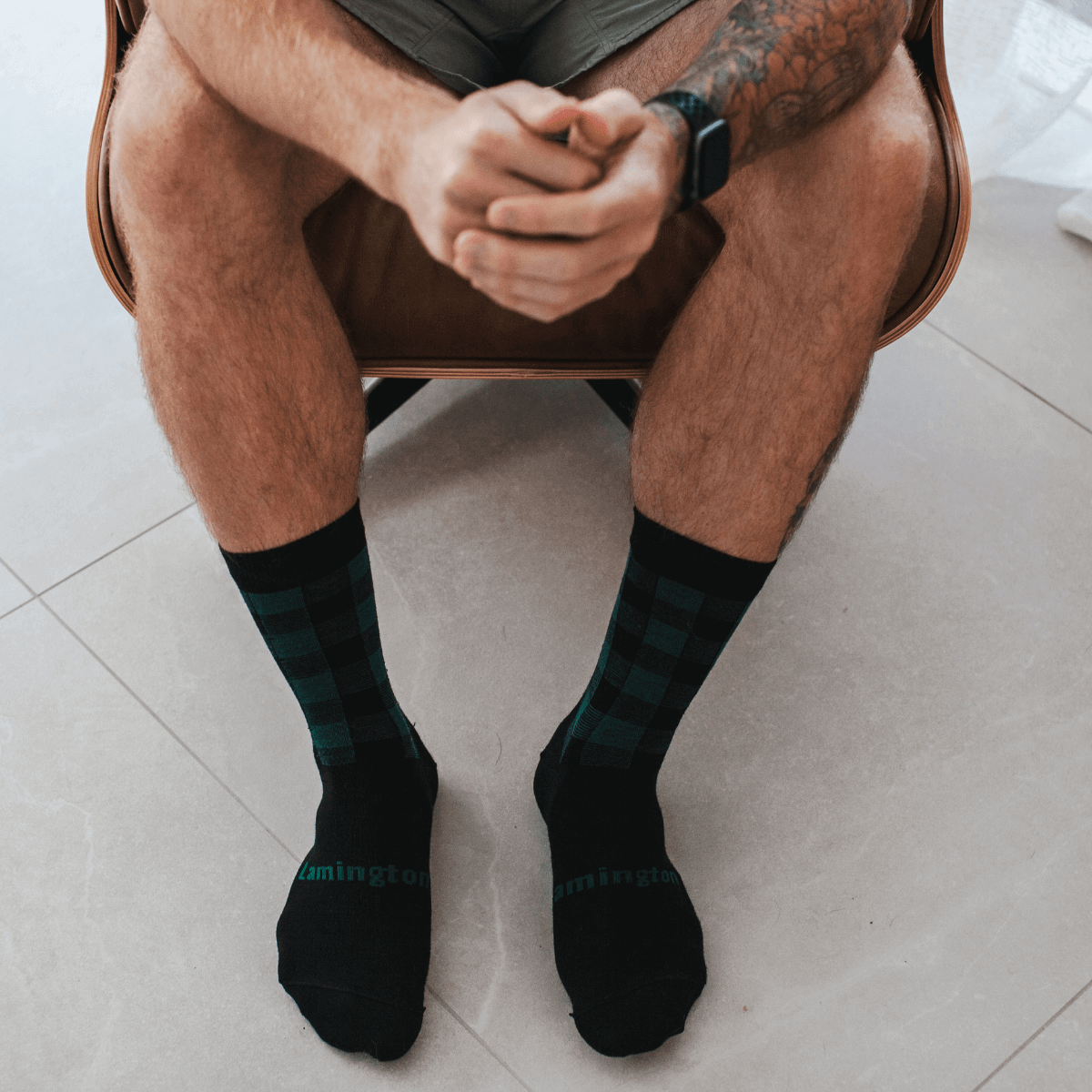 green and black merino wool men socks aus
