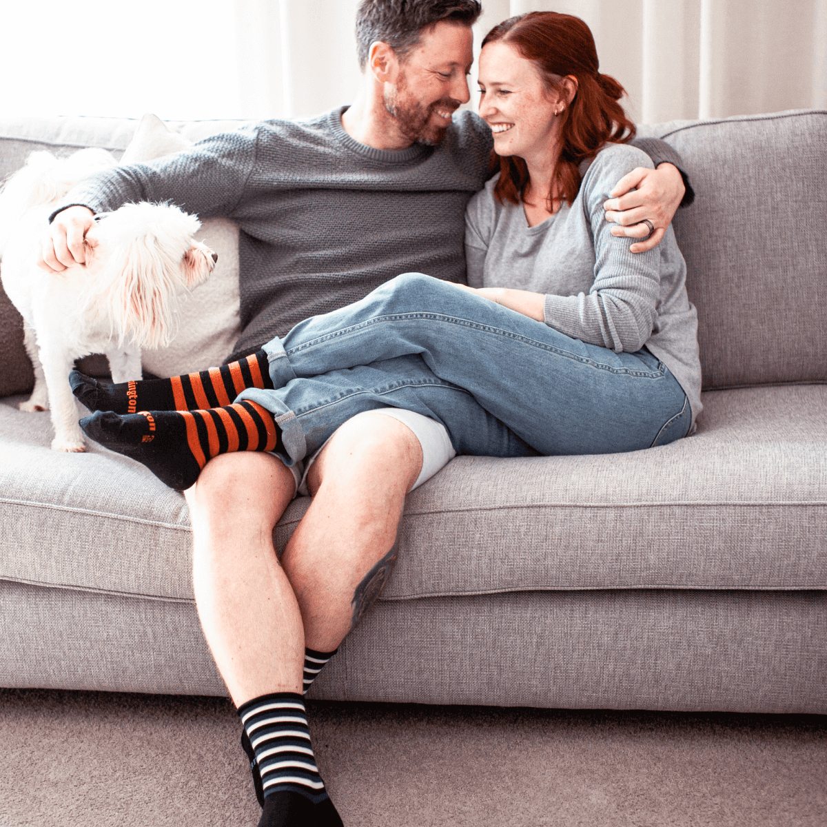 Merino Wool Roll Top Crew Socks | MAN | Royal
