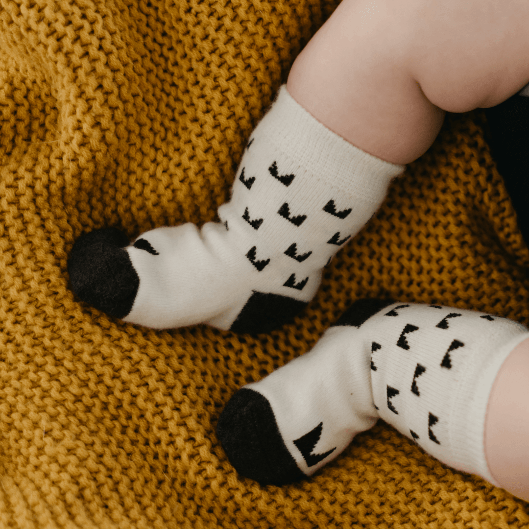 Merino Wool Baby Socks | Pixel