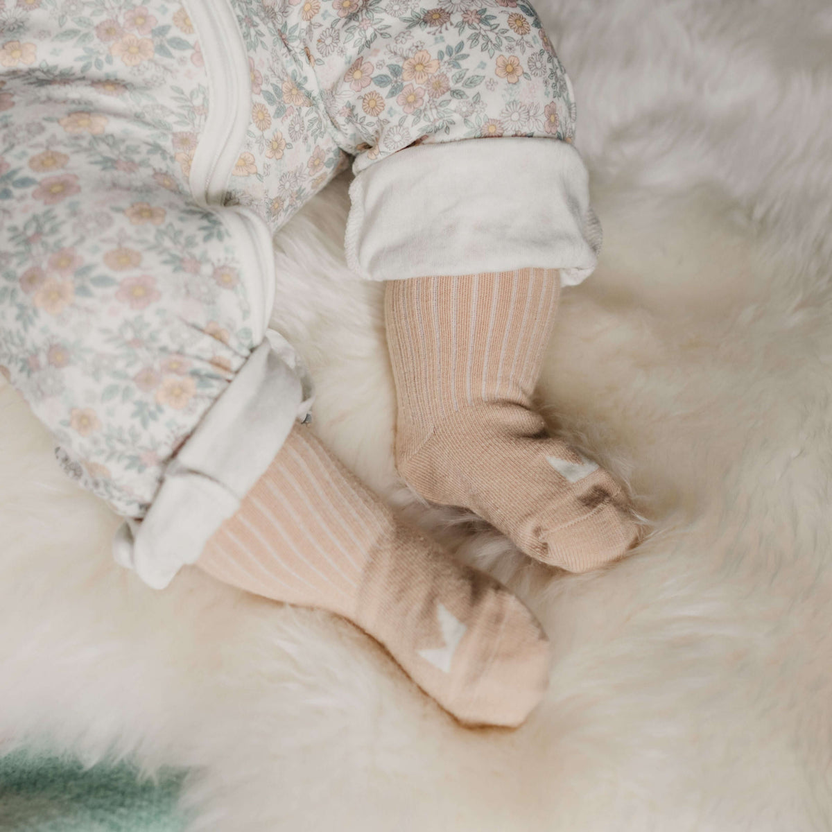 Organic Cotton Baby Socks | Oatmeal