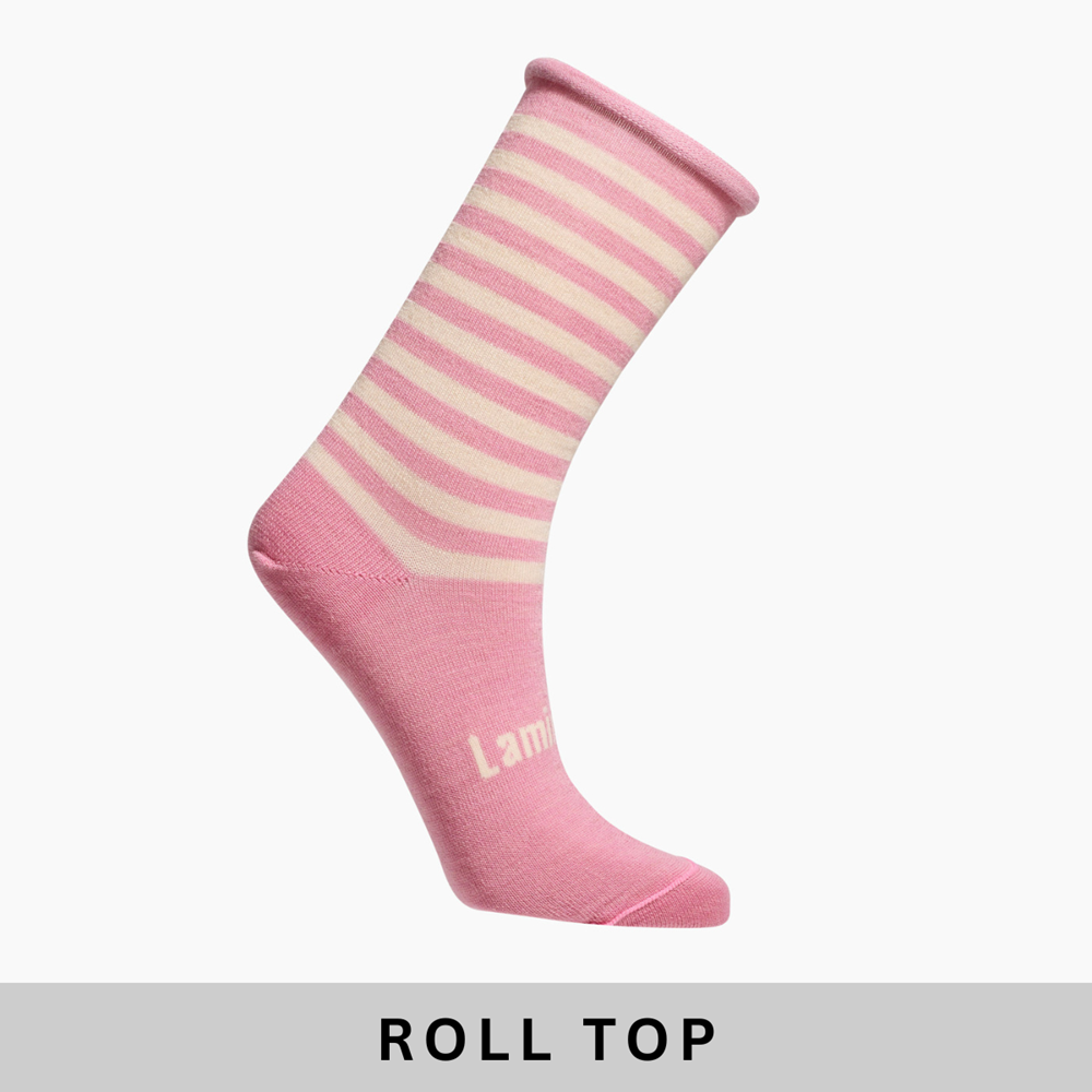 merino wool socks woman striped pink au