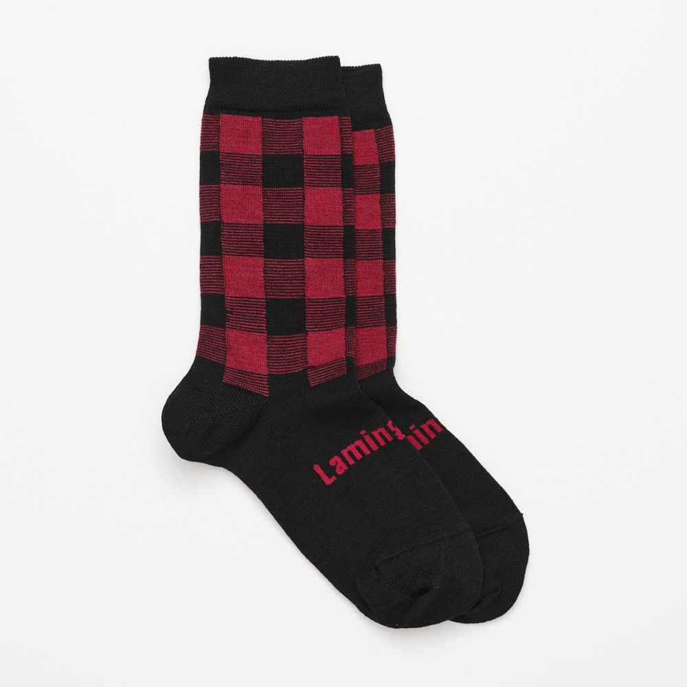 black red mens crew socsk merino wool aus hunting