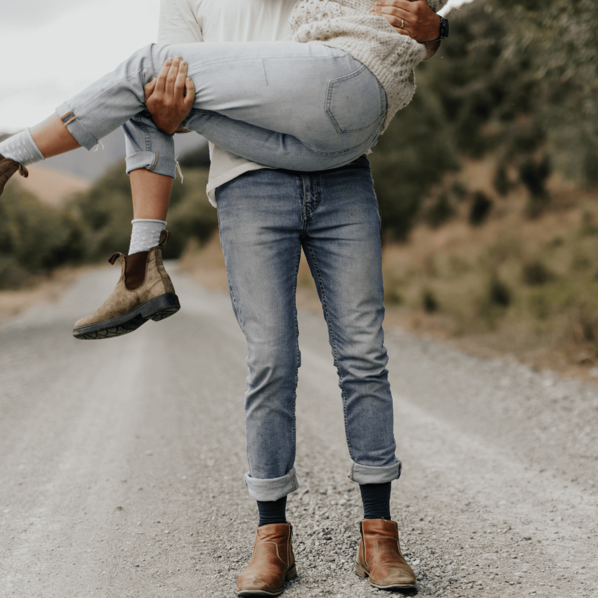 man wearing comfort socks health crew merino wool au