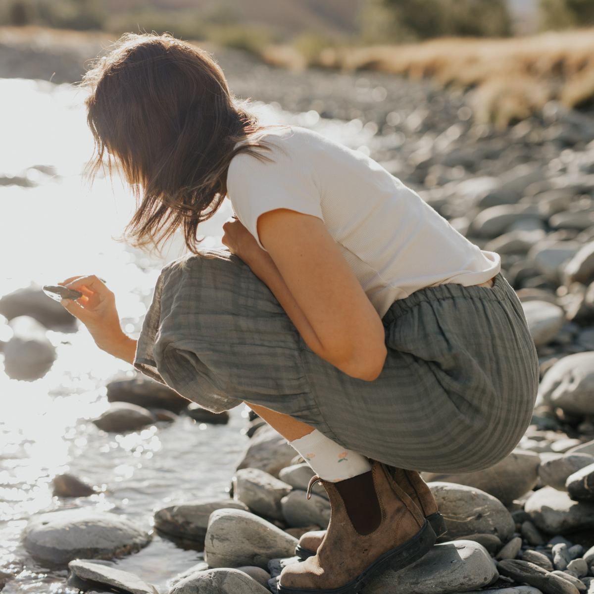 Merino Wool Crew Socks | WOMAN | Rosa